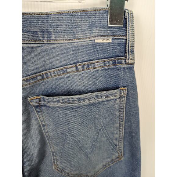Mother Jeans The Tomcat Ankle Fray Kitty Corner Wash Stretch Button Fly 26 - Picture 11 of 13
